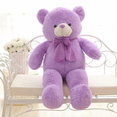 紫色泰迪熊毛绒玩具公仔薰衣草小熊玩偶娃娃生日礼物女生