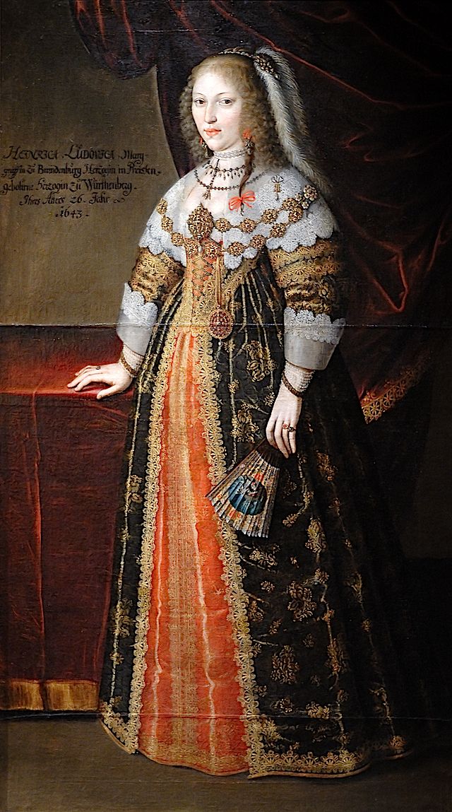 1643 Henriette Luise von Württemberg by Benjamin Block (Plassenburg in Kulmbach - Kulmbach, Bayern Germany)