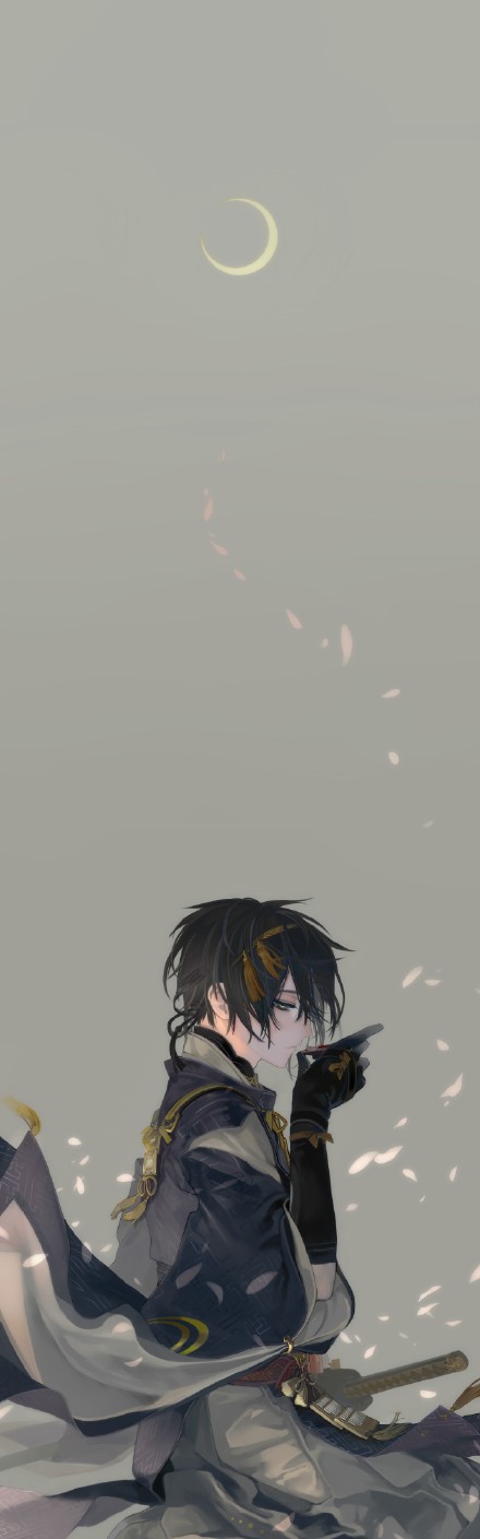 八咫大大的爷爷和姥爷，这位大大的画风超级喜欢，可惜只画过两张刀剑呢