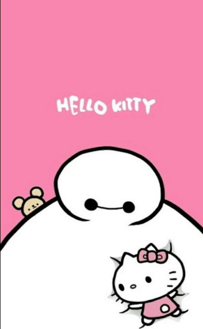 拥抱大白·Hello kitty