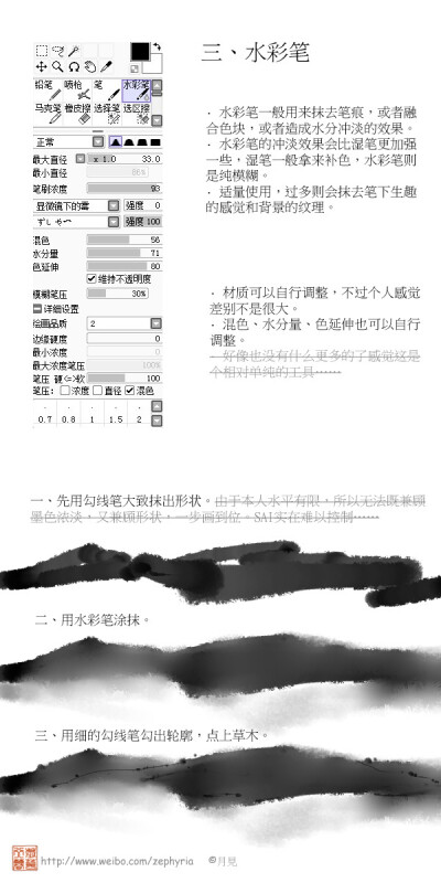 【转载】 SAI上色教程 手绘教程 厚涂教程 绘画学习 上色技巧