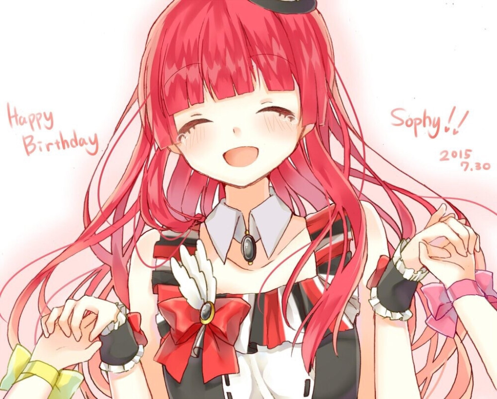 美妙天堂 p站 动漫 二次元 可爱 索菲 生日贺图