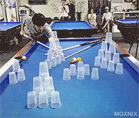 台球扛把子朴灿烈～