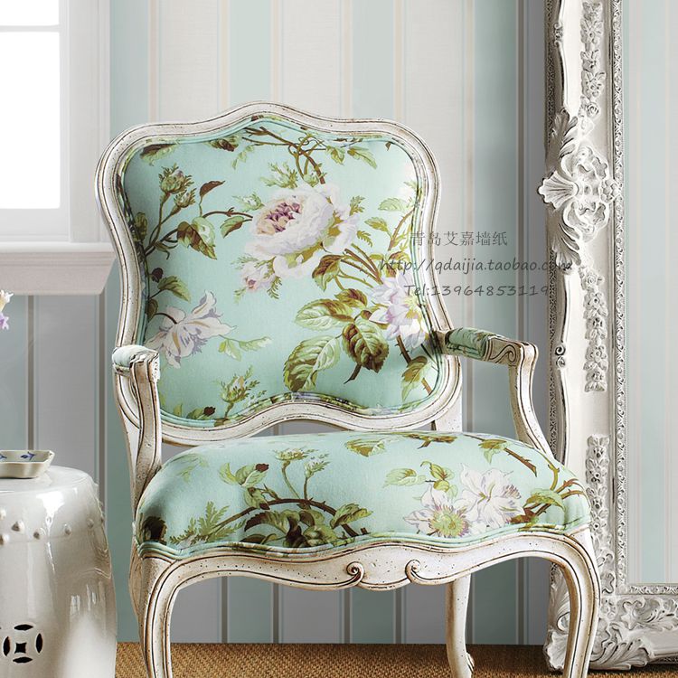 北欧简约竖条纹壁纸 美式.乡村风格纯纸墙纸 客厅书房走廊壁纸