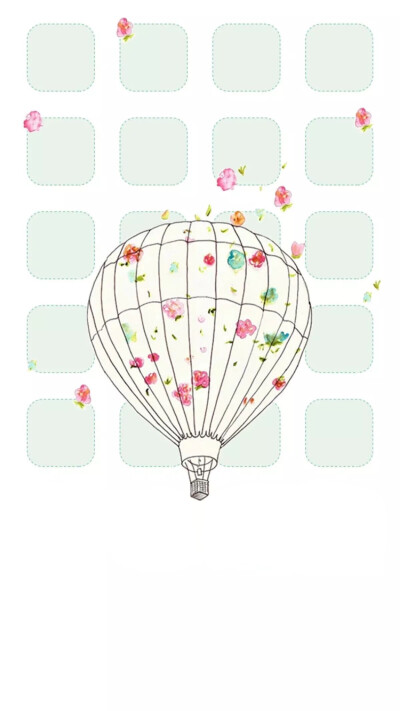 iphone壁纸 套图 热气球