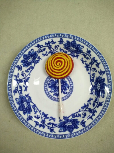 手绘石头～棒棒糖