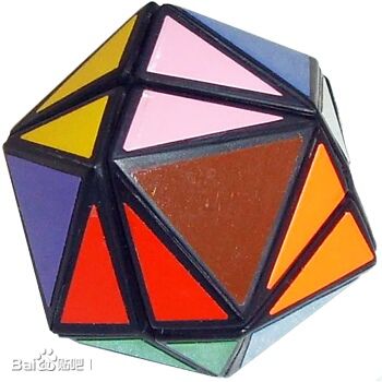 Icosahedron 2x2x2 二阶二十面体.Tony Fisher 托尼 费舍尔 2004年发明,东贤二阶魔方改造。