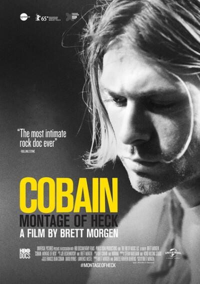 《科特·柯本：烦恼的蒙太奇 》 科特·柯本的纪录片《Kurt Cobain: Montage of Heck》将于明年在HBO播出，该片由Brett Morgen执导，并获得柯本女儿Frances Bean Cobain的支持，提供大量未公开的家庭录像、录音、图片…