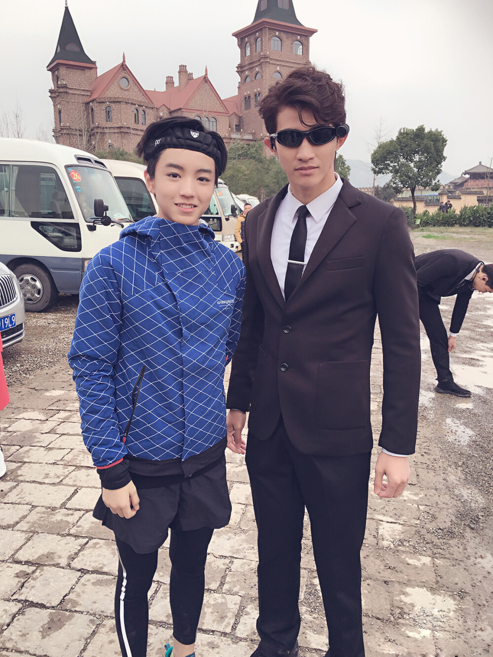 #王俊凯# 和猎人李子峰 2015.12.05 全员加速中录制