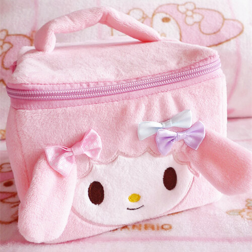 日本单~日系可爱粉嫩小兔子化妆包收纳包 多款选