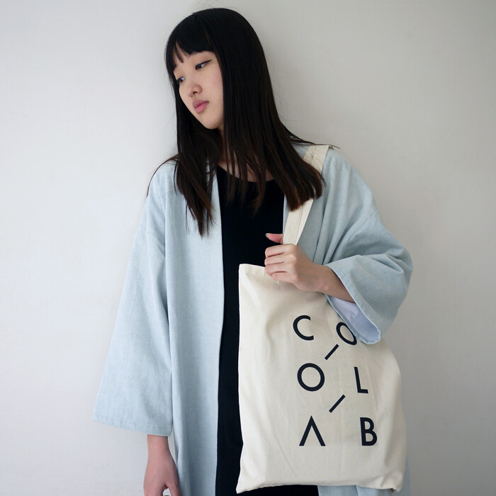 COOLAB 独立原创设计 logo tote 托特包 环保帆布单肩包