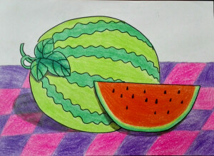 儿童画范图水果（一）