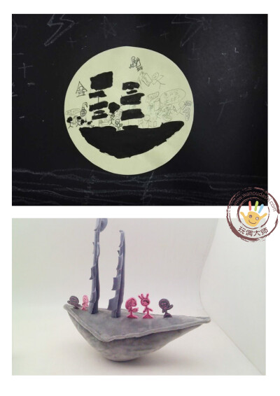 #玩偶大师#将孩子的涂鸦作品定制成专属的毛绒玩具，最有爱的礼物。儿子觉得现在的宇宙飞船太像炮仗，一点都不美观。我告诉他，那是很多科学家叔叔阿姨们的心血呢！有很多很多的学问！儿子非常自信，要自己设计飞船。…