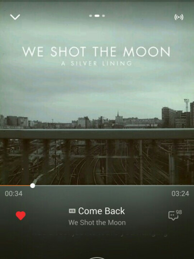 we shoot the moon推薦第二發(fā)，come back to me,dear friend