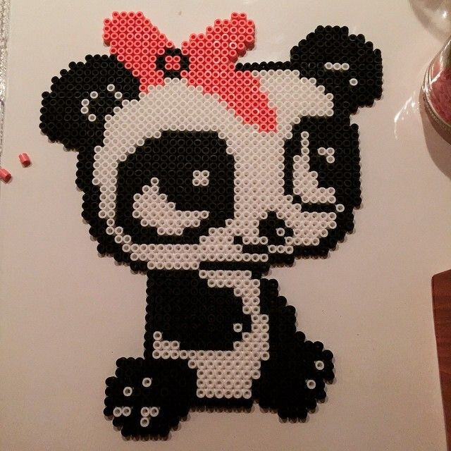 小舞家pbead拼拼豆豆熊猫系列