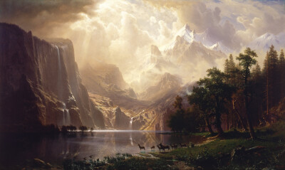 Albert Bierstadt：Among the Sierra Nevada California（Google Art Project）