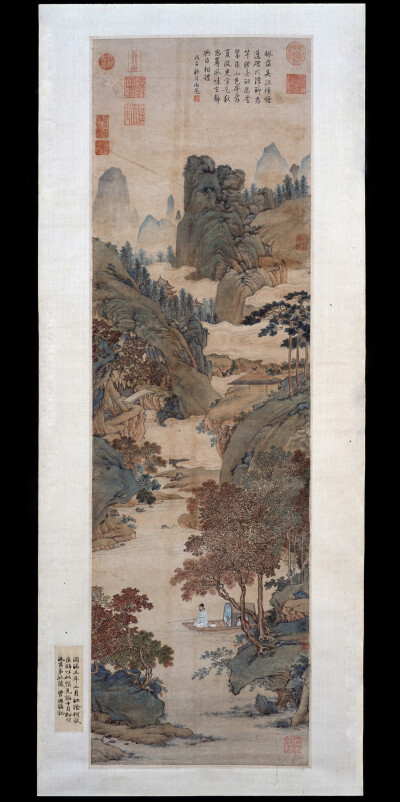 Qiu Ying：Fishing under Chinese Sweet Gums（Google Art Project）