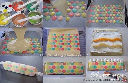 烘焙diy之各种有创意的蛋糕卷，你爱哪款呀？ps:夏夏的烘焙时光
