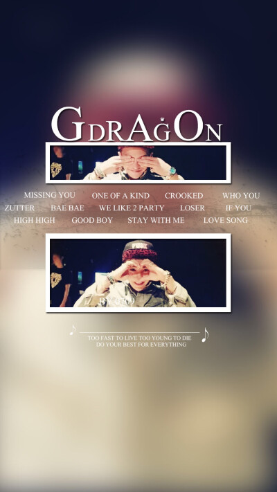 原创壁纸！不定期更新！bigbang gdragon GD 权志龙 原创高清手机壁纸！#bigbang #GDRAGON #原创 #壁纸 #高清壁纸 #桌面 #GD #锁屏