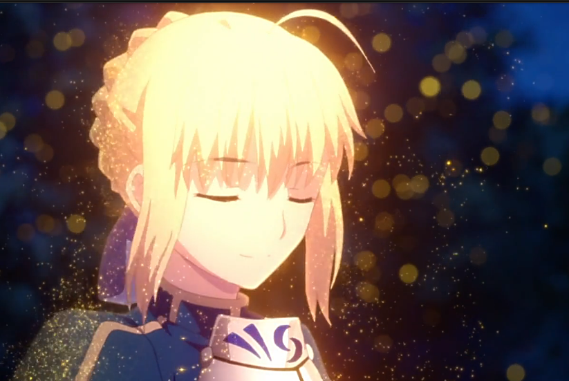 saber fate staynight 自截 亚瑟王留在了我们心中 