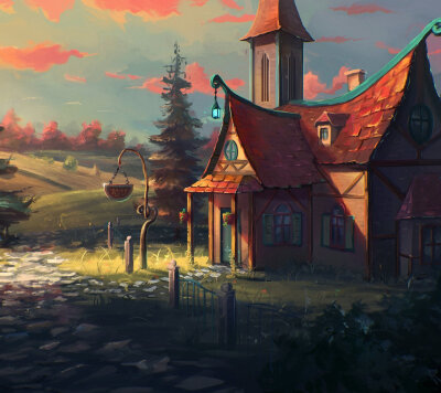 「城堡」就想要一座自己的城堡，可以在一条小路上自赏，看着幽蓝的灯火每日每夜支持着我的梦想。然后播撒下幸福的种子，代我去远方。