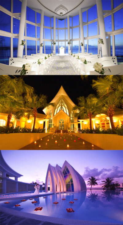 关岛水晶教堂，世界上最适合举办婚礼的教堂之一。有谁不想在这里牵TA的手，开启人生另一段旅程呢？