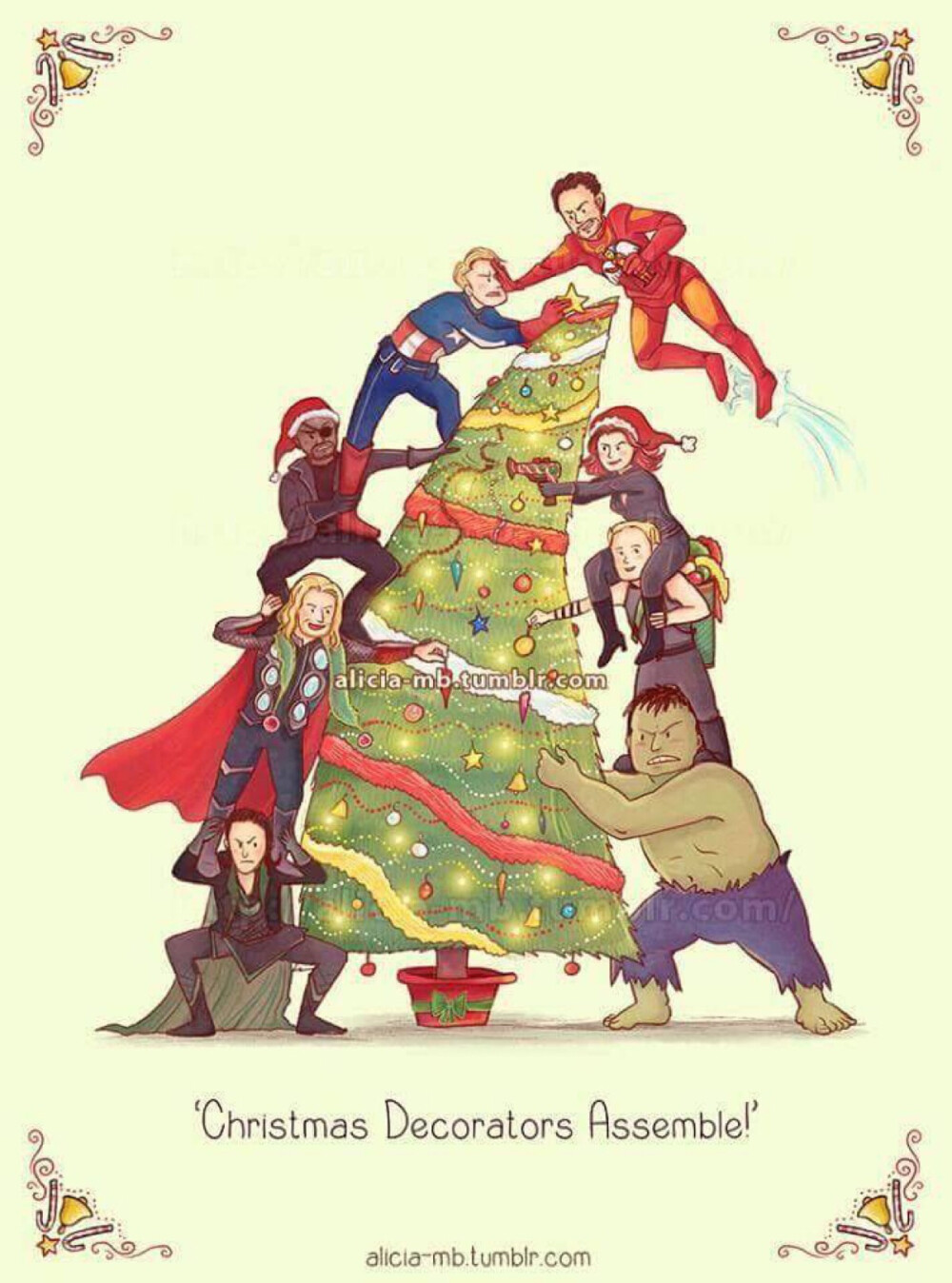 Christmas avengers 