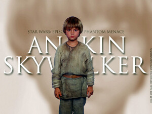 the young Anakin Skywalker