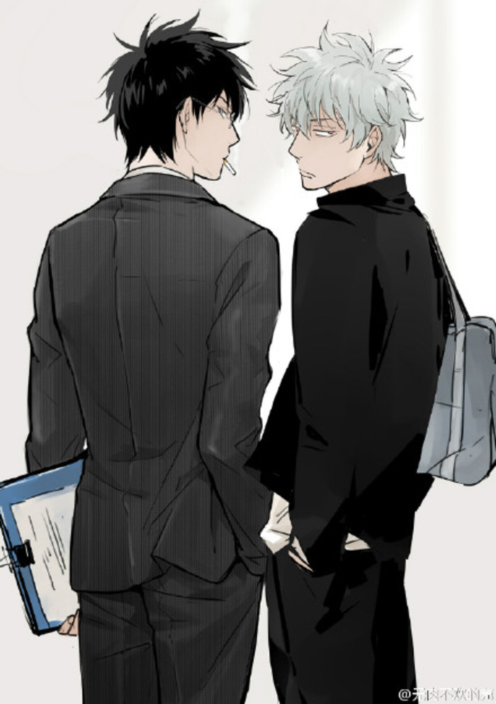 银魂土方十四郎教师坂田银时学生土银银土