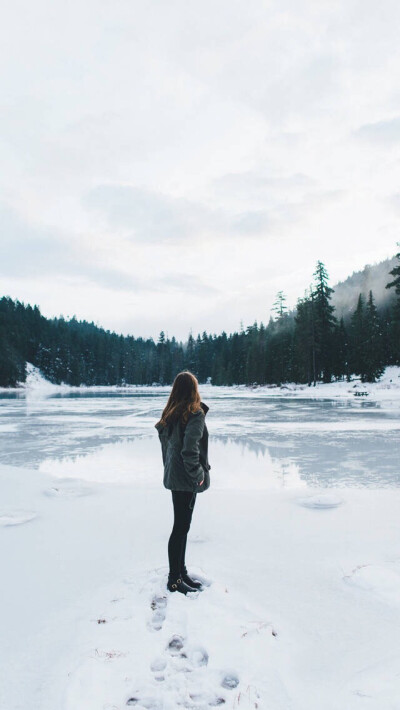 風(fēng)景 唯美 水 背影 壁紙 頭像 背景 鍵盤 鎖屏 冬天 雪