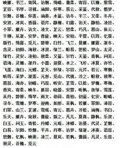 萌娃名字