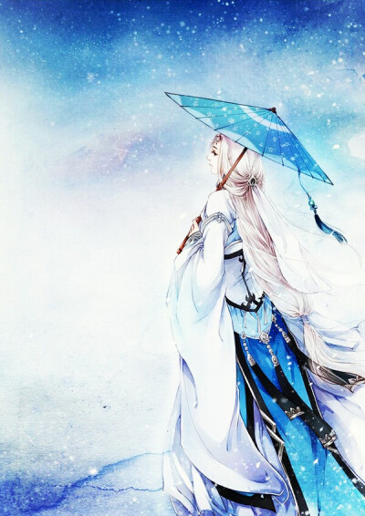 月冷清辉，冰霜了岁月的潸然，花前月下