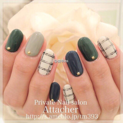 绿色 nail