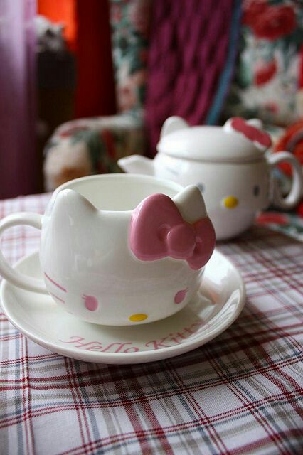 HelloKitty 茶具 茶杯 可爱小茶具 