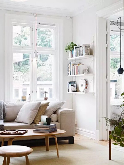 理想中的家 落地窗与阳光 木质家具与绿植 吧台与厨具 我和你。