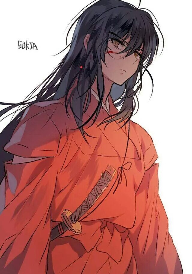 @犬夜叉家族:#犬夜叉家族##犬夜叉##杀生丸#分享绘师SUKJA的一组高颜值绘图(｡///ω///｡)红红的血点子渲染起来很有感觉【twi:@sorolp_2】