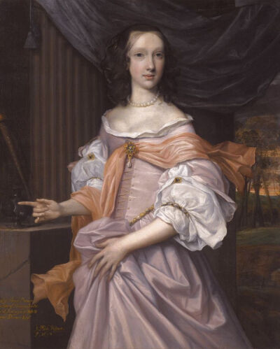 Catherine Dormer, daughter of Montagu Bertie, 2nd Earl of Lindsey, John Michael Wright