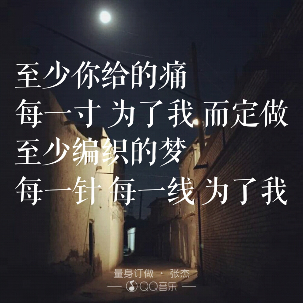 歌词 ———《量身定做》