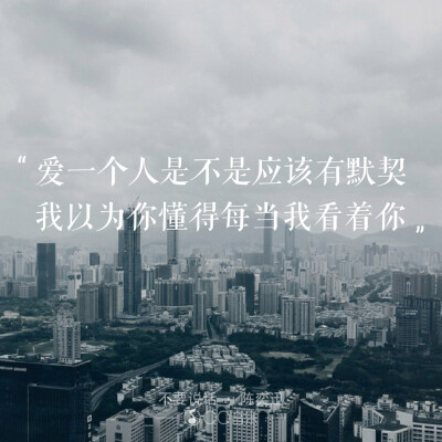 歌词 ———《不要说话》