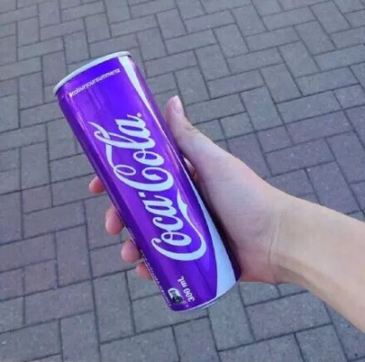 紫色coca cola，cherry口味