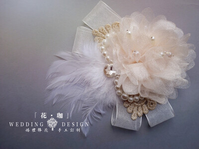 手工原创，新娘伴娘手腕花