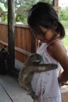 A sloth who fell in love with a young girl. 