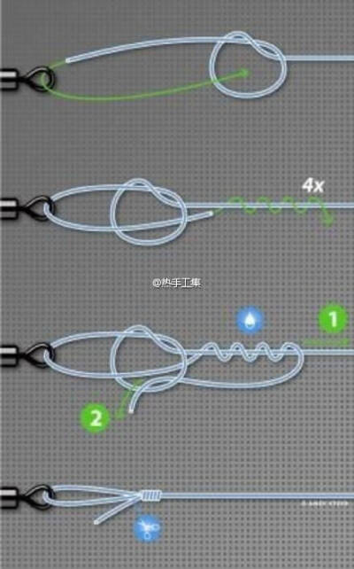 各种绳结的系法