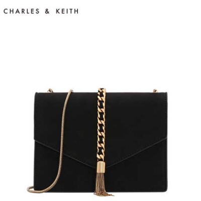 CHARLES&KEITH2015秋冬新款 CK2-20680339 流苏信封单肩女包