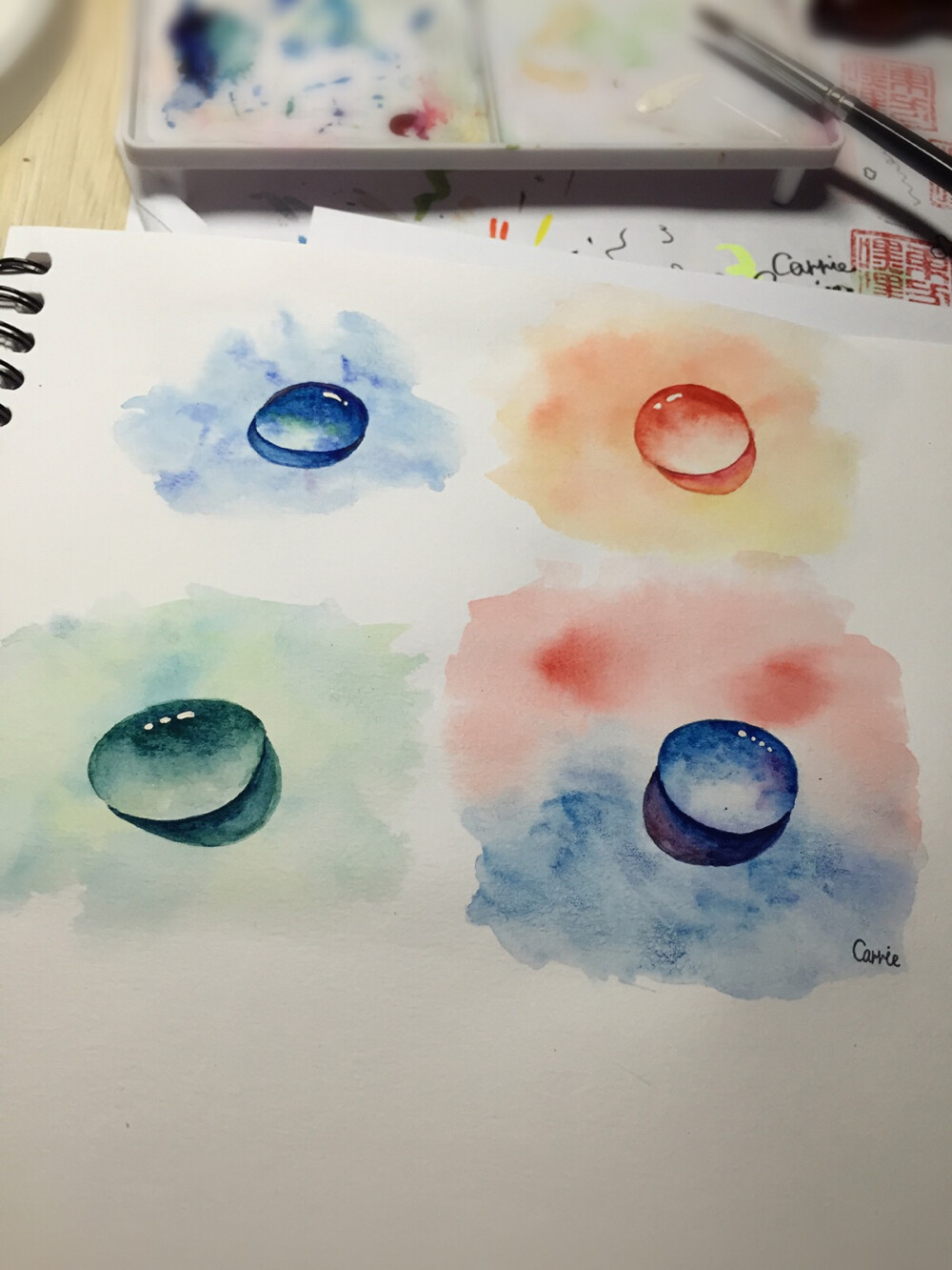 #1.14小么呀小水珠练习～东方小嘿嘿.carrie