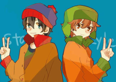 南方公园 Stan Marsh Kyle Broflovski Eric Theodore Cartman Kenny McCormick 斯坦 凯尔 卡特曼 肯尼