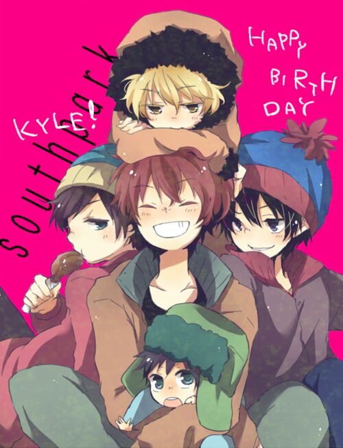 南方公园 Stan Marsh Kyle Broflovski Eric Theodore Cartman Kenny McCormick 斯坦 凯尔 卡特曼 肯尼