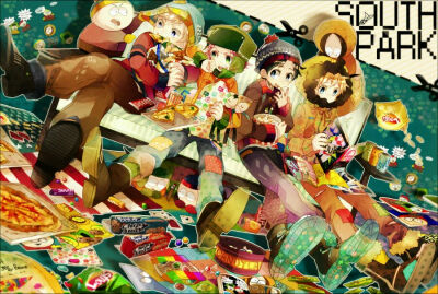 南方公园 Stan Marsh Kyle Broflovski Eric Theodore Cartman Kenny McCormick 斯坦 凯尔 卡特曼 肯尼