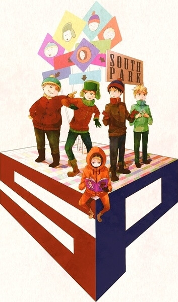 南方公园 Stan Marsh Kyle Broflovski Eric Theodore Cartman Kenny McCormick 斯坦 凯尔 卡特曼 肯尼