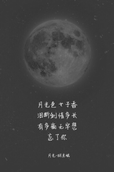 《月光》胡彦斌